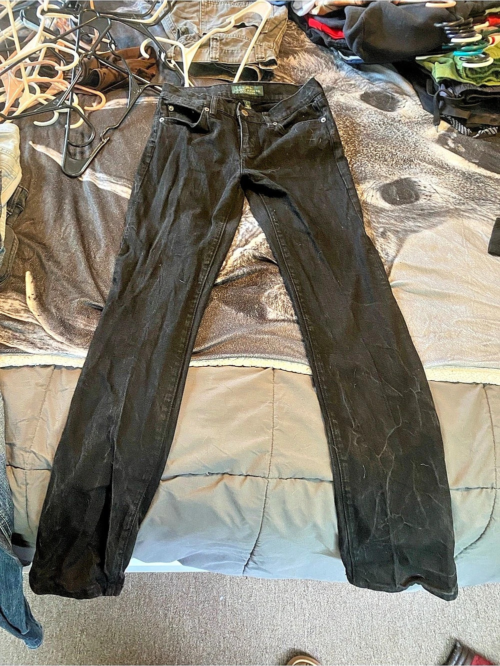 Lauren Ralph Lauren Women's Black Skinny Pants